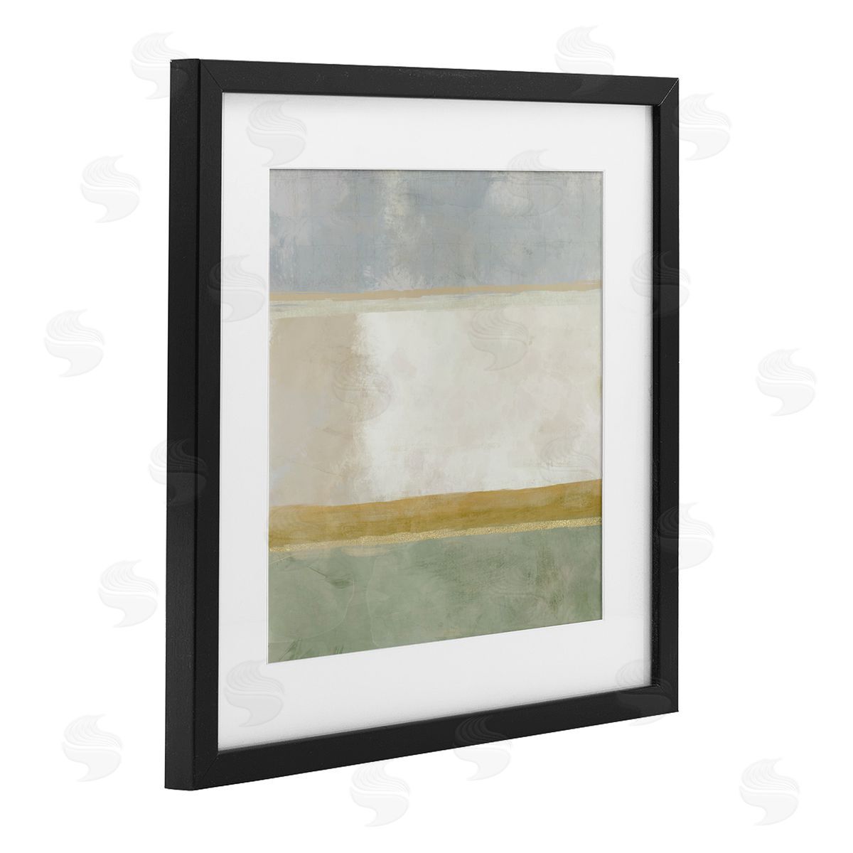 J:L Design Earthy Balanced Box Shapes Canvas Wall Art Print