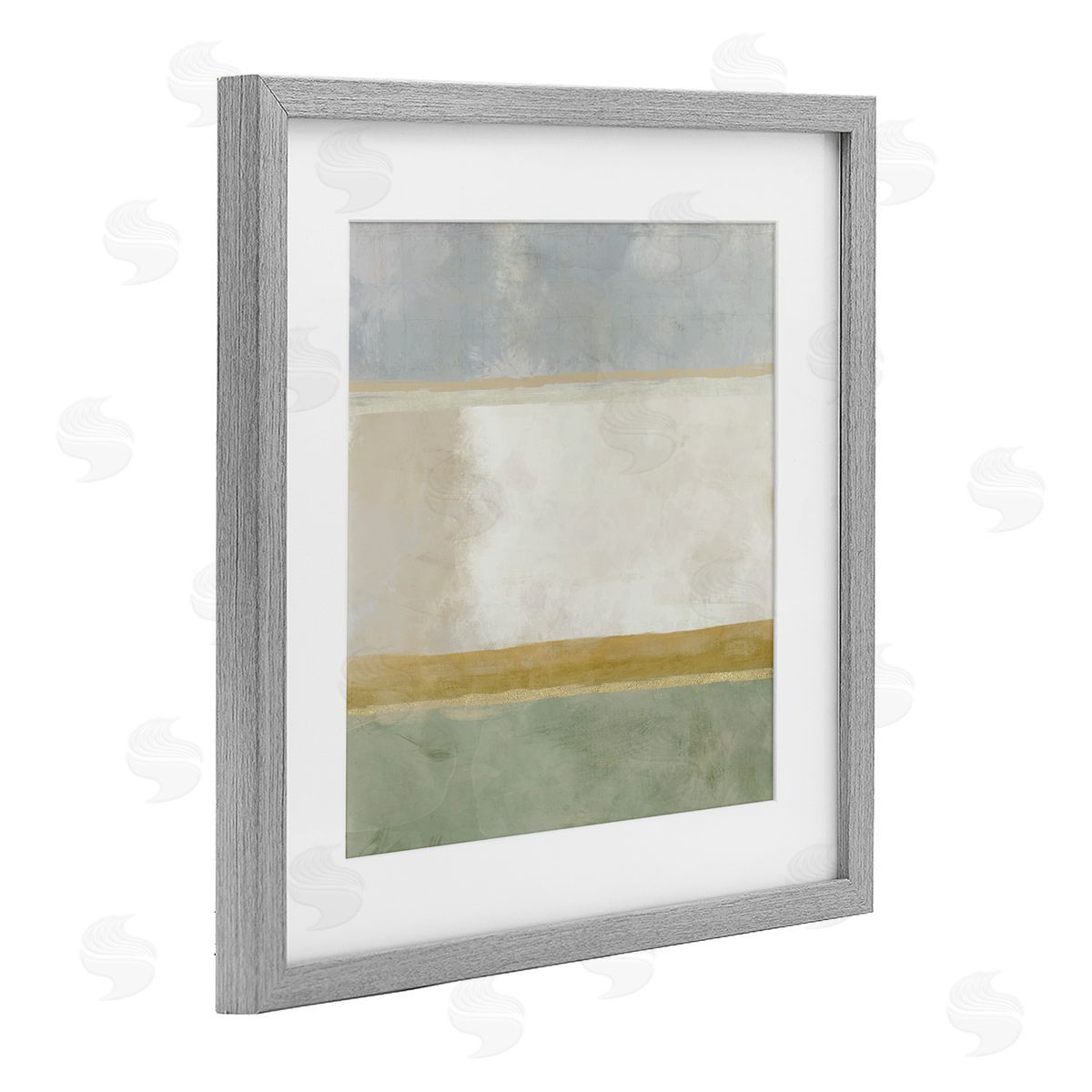 J:L Design Earthy Balanced Box Shapes Canvas Wall Art Print