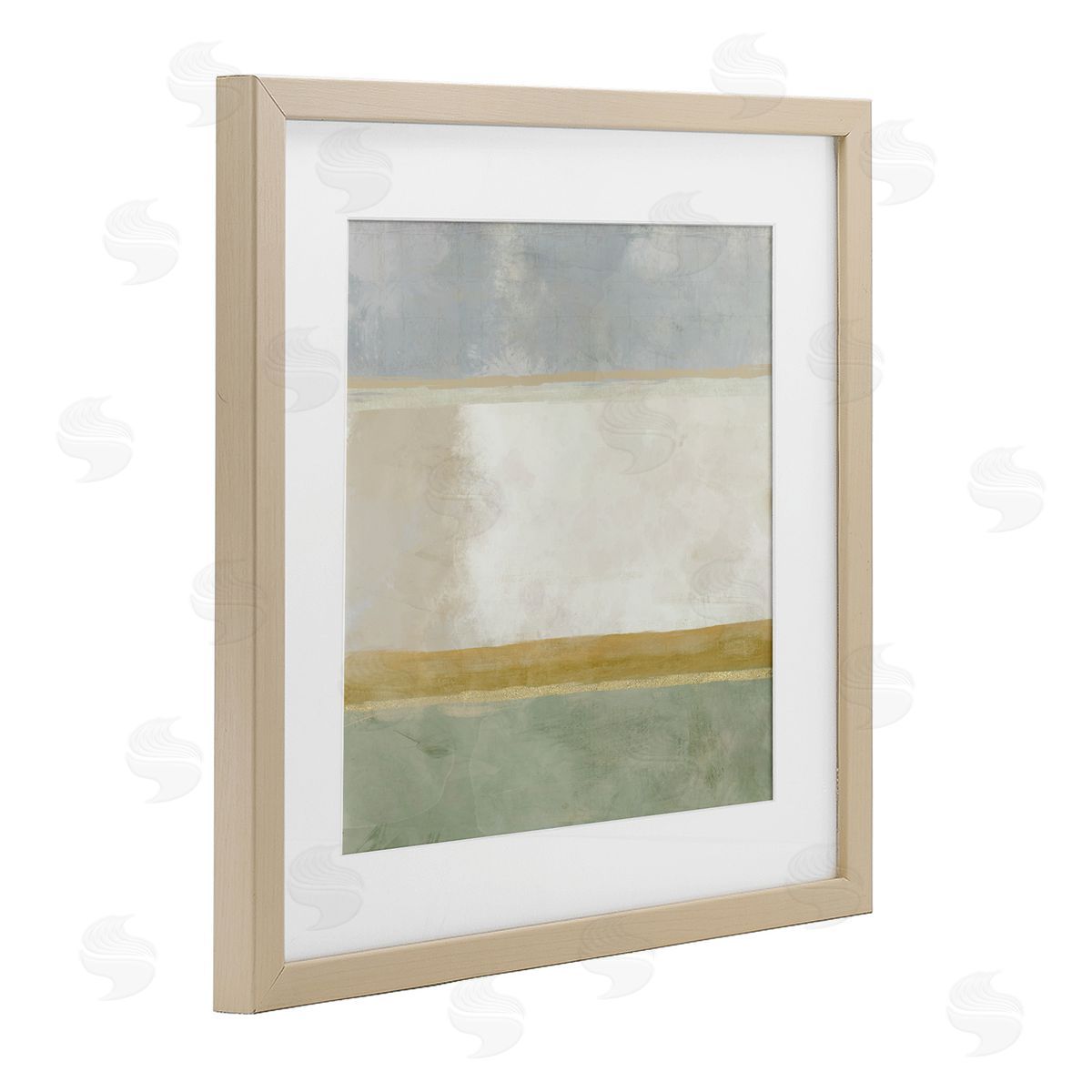 J:L Design Earthy Balanced Box Shapes Canvas Wall Art Print