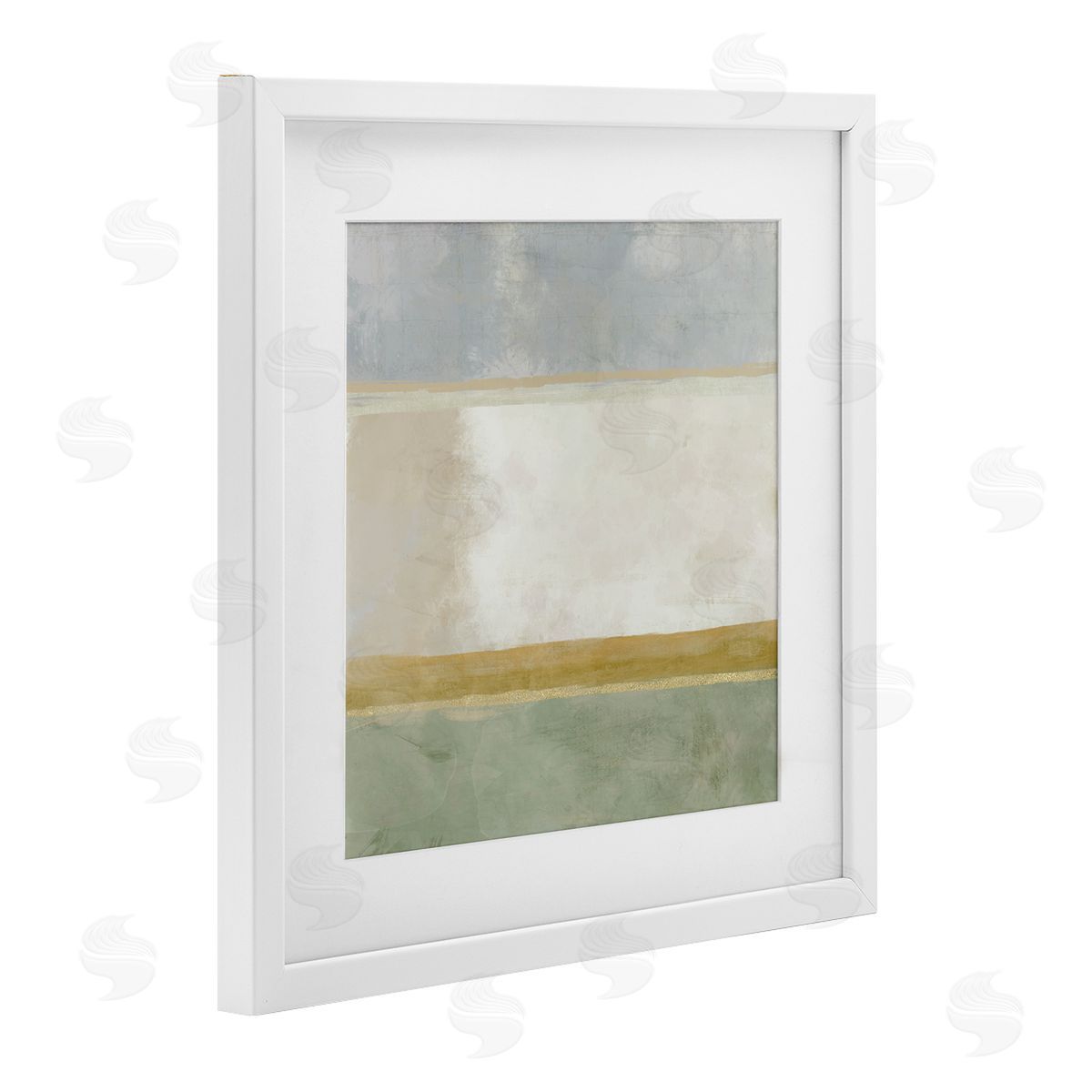 J:L Design Earthy Balanced Box Shapes Canvas Wall Art Print