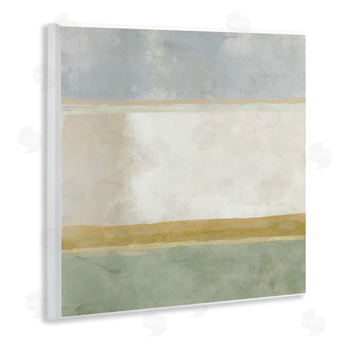 J:L Design Earthy Balanced Box Shapes Canvas Wall Art Print