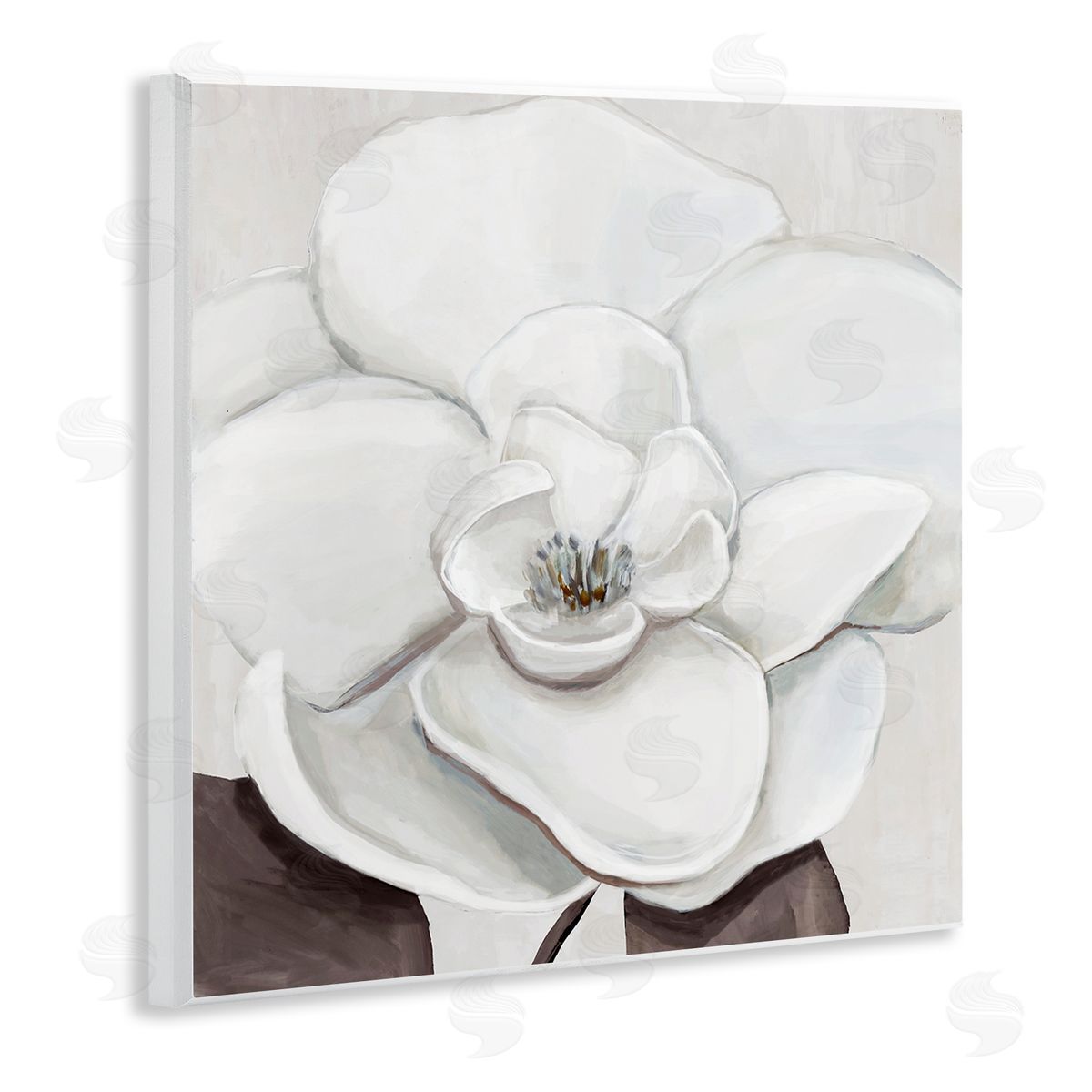 Hannah Dawson Elegant Magnolia Bloom Canvas Wall Art Print
