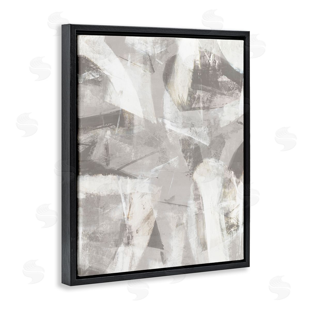 Hannah Dawson Soft Currents of Grey Canvas Wall Art Print