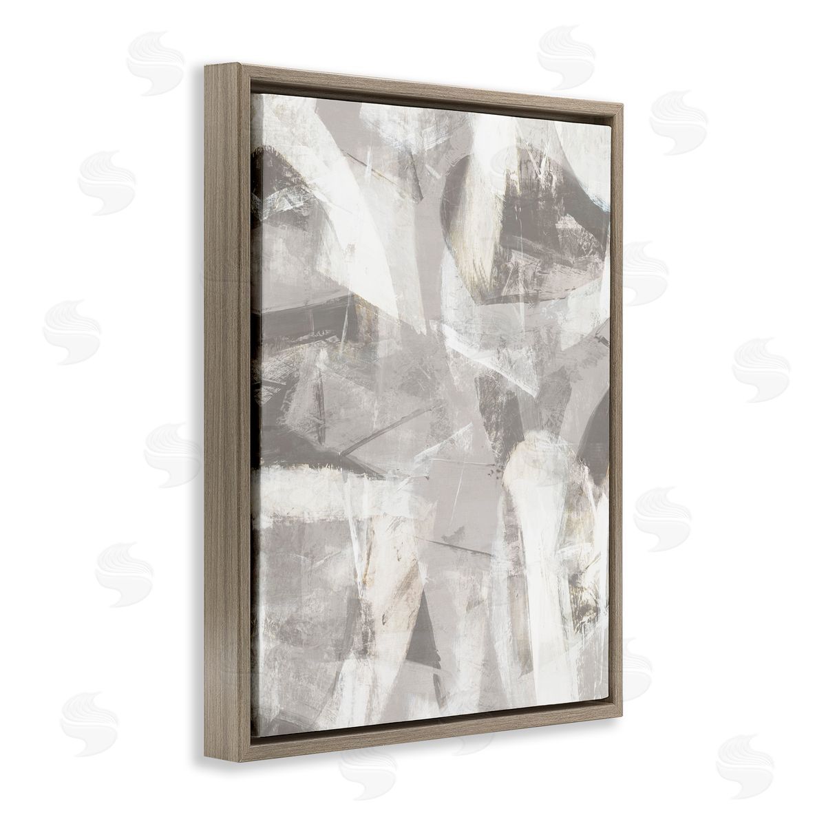 Hannah Dawson Soft Currents of Grey Canvas Wall Art Print
