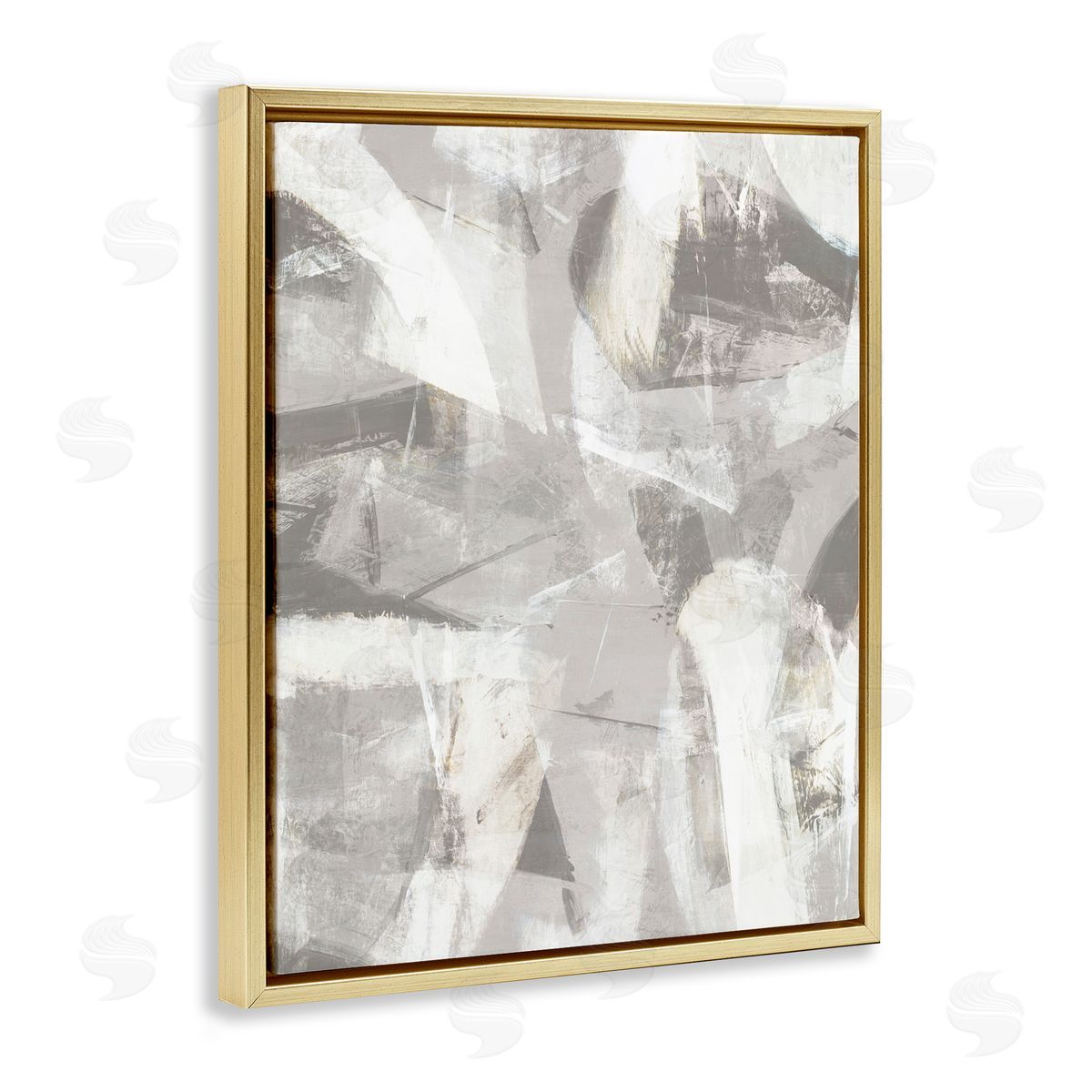Hannah Dawson Soft Currents of Grey Canvas Wall Art Print