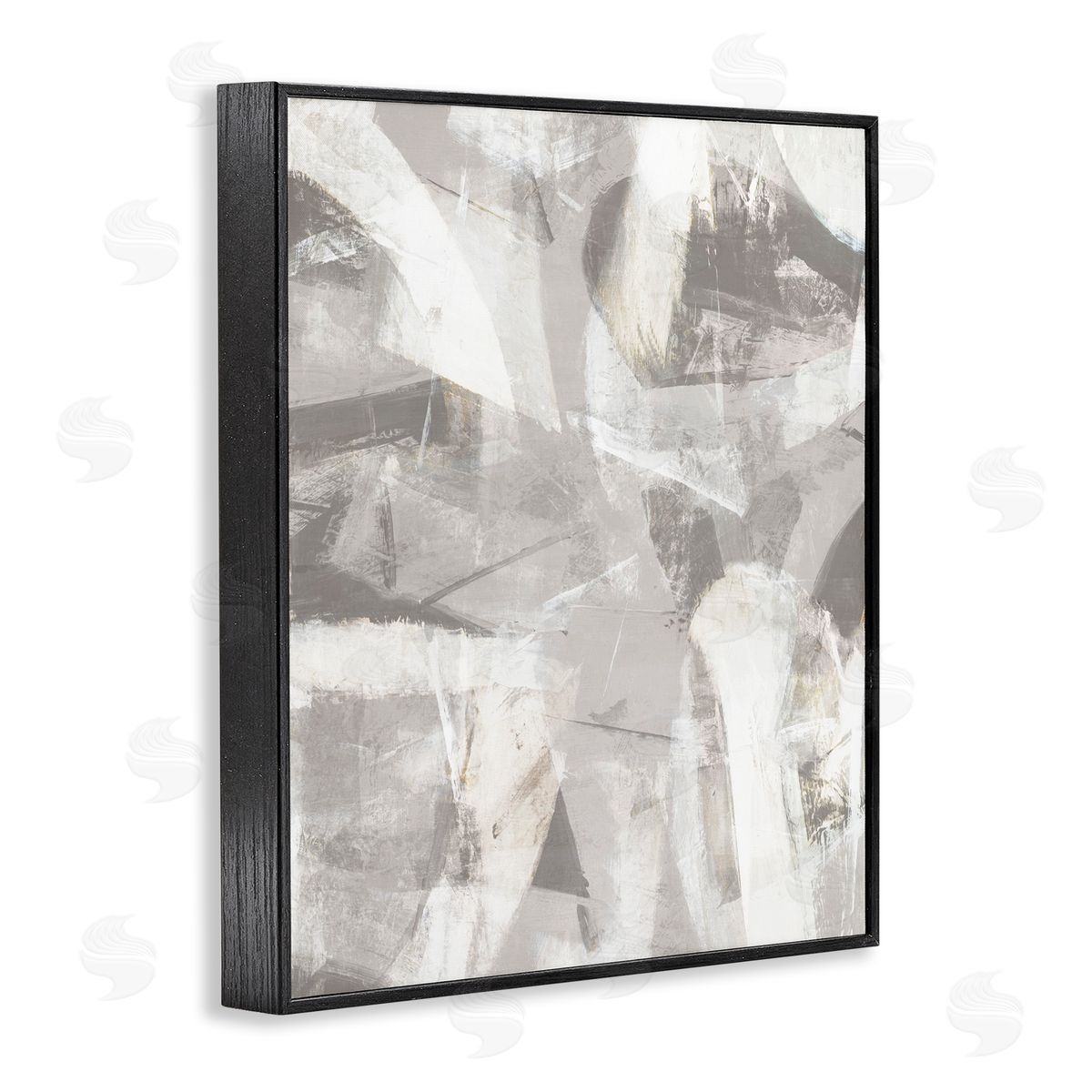 Hannah Dawson Soft Currents of Grey Canvas Wall Art Print
