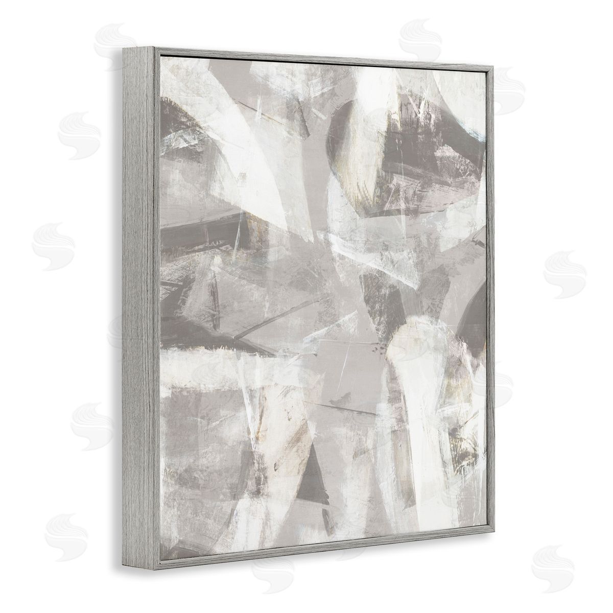 Hannah Dawson Soft Currents of Grey Canvas Wall Art Print