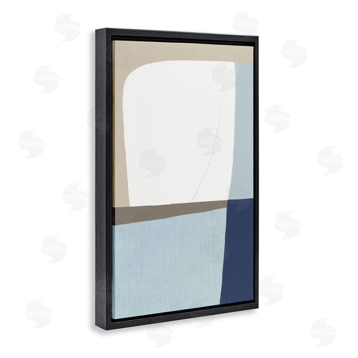 Hannah Dawson Geometric Natural Flow Canvas Wall Art Print
