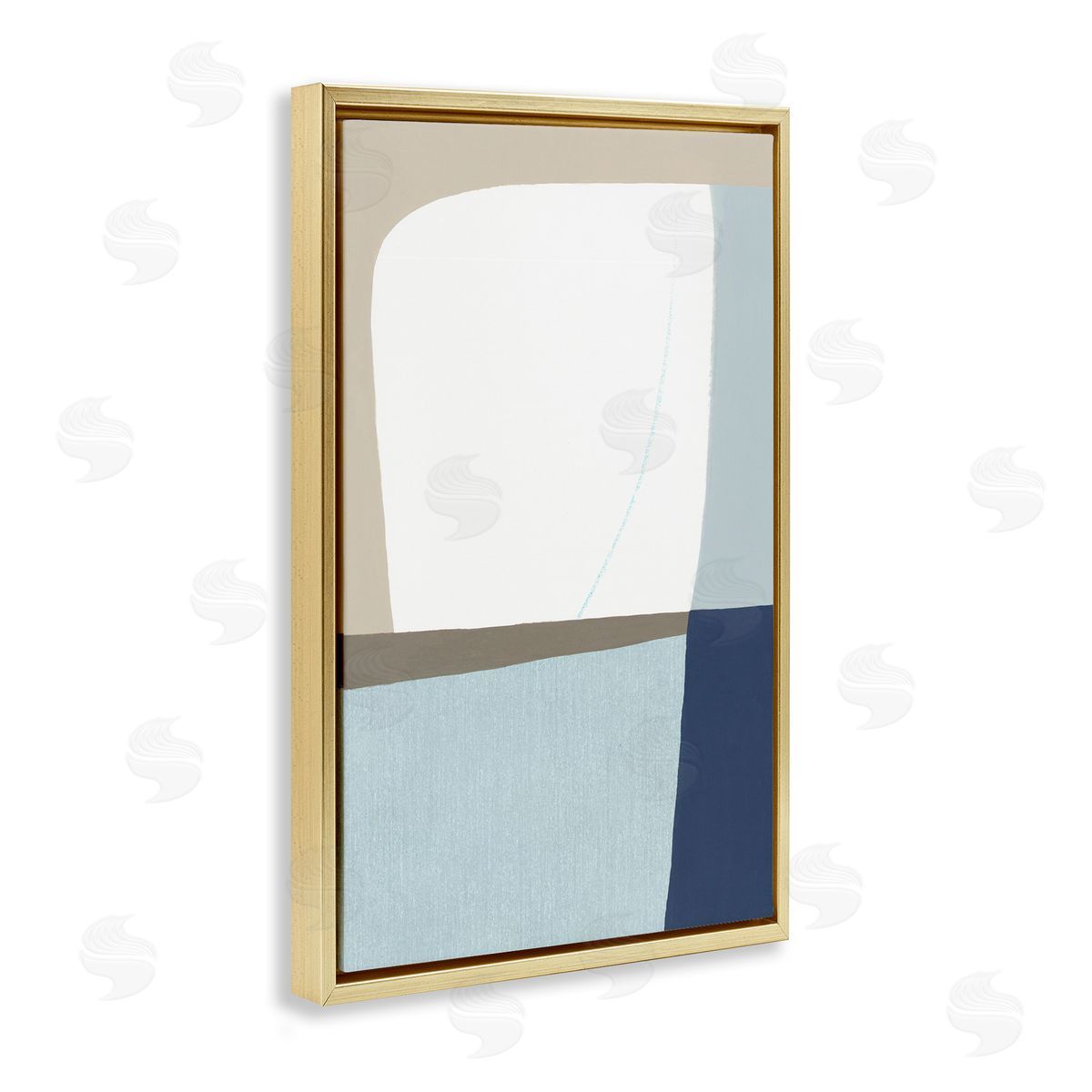 Hannah Dawson Geometric Natural Flow Canvas Wall Art Print