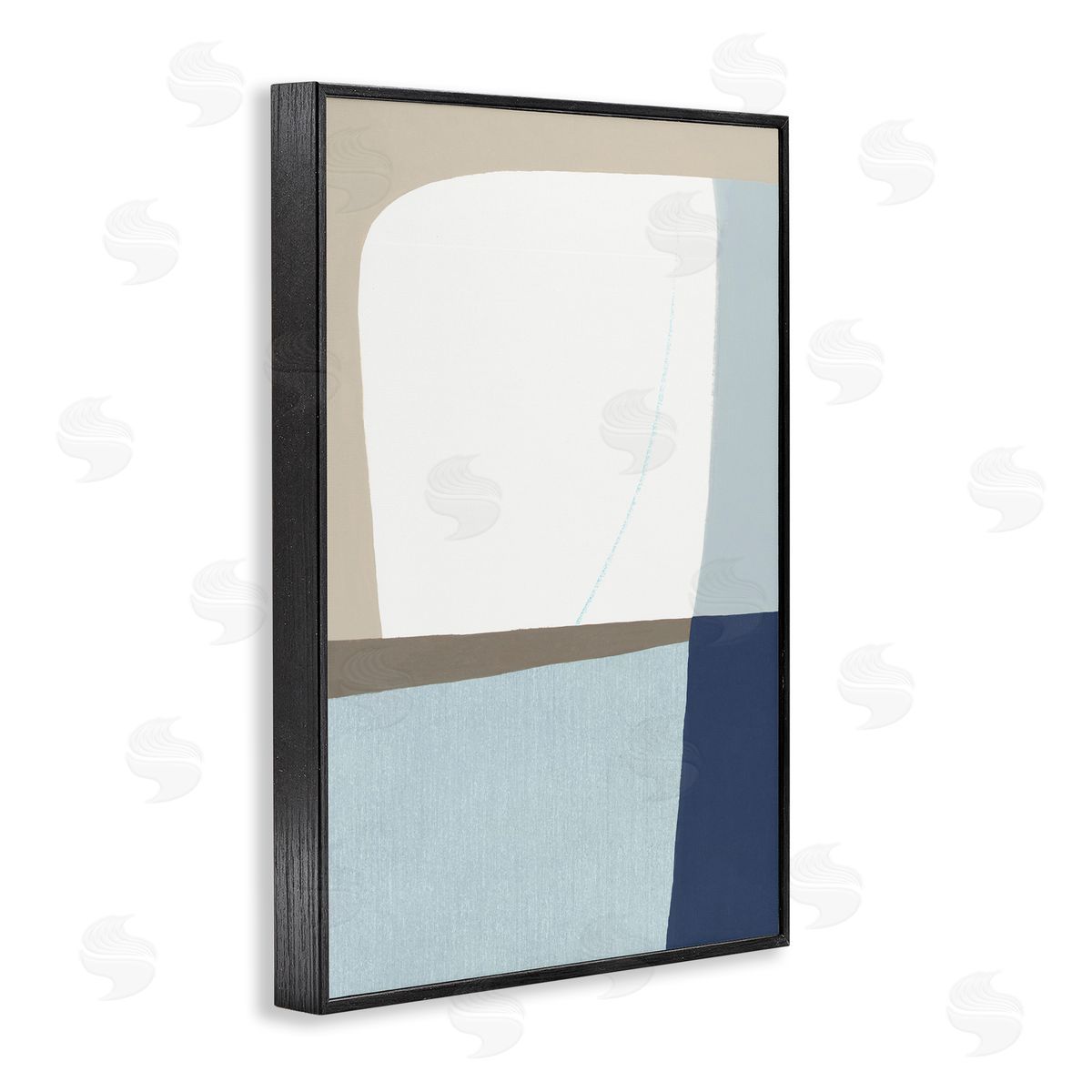 Hannah Dawson Geometric Natural Flow Canvas Wall Art Print