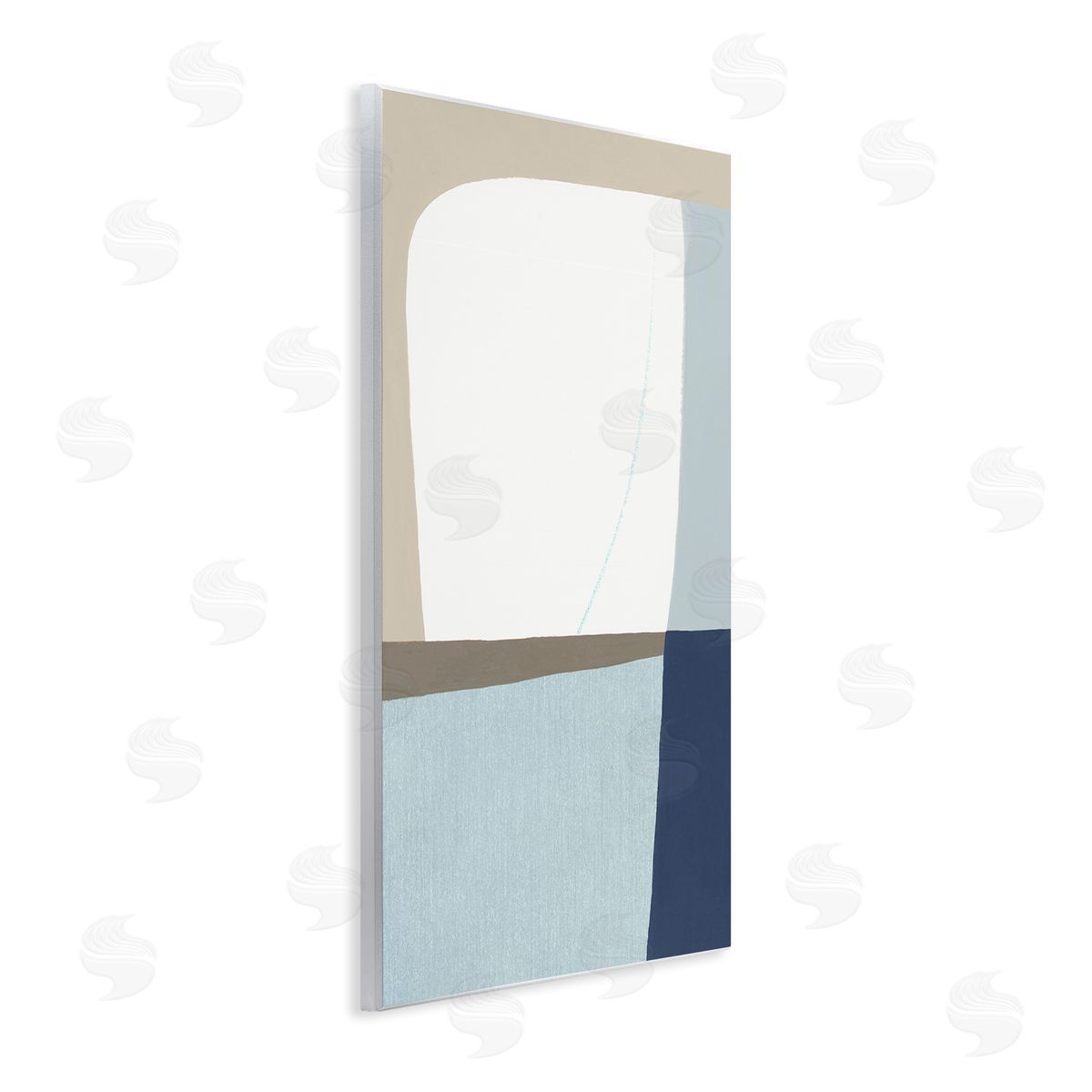 Hannah Dawson Geometric Natural Flow Canvas Wall Art Print