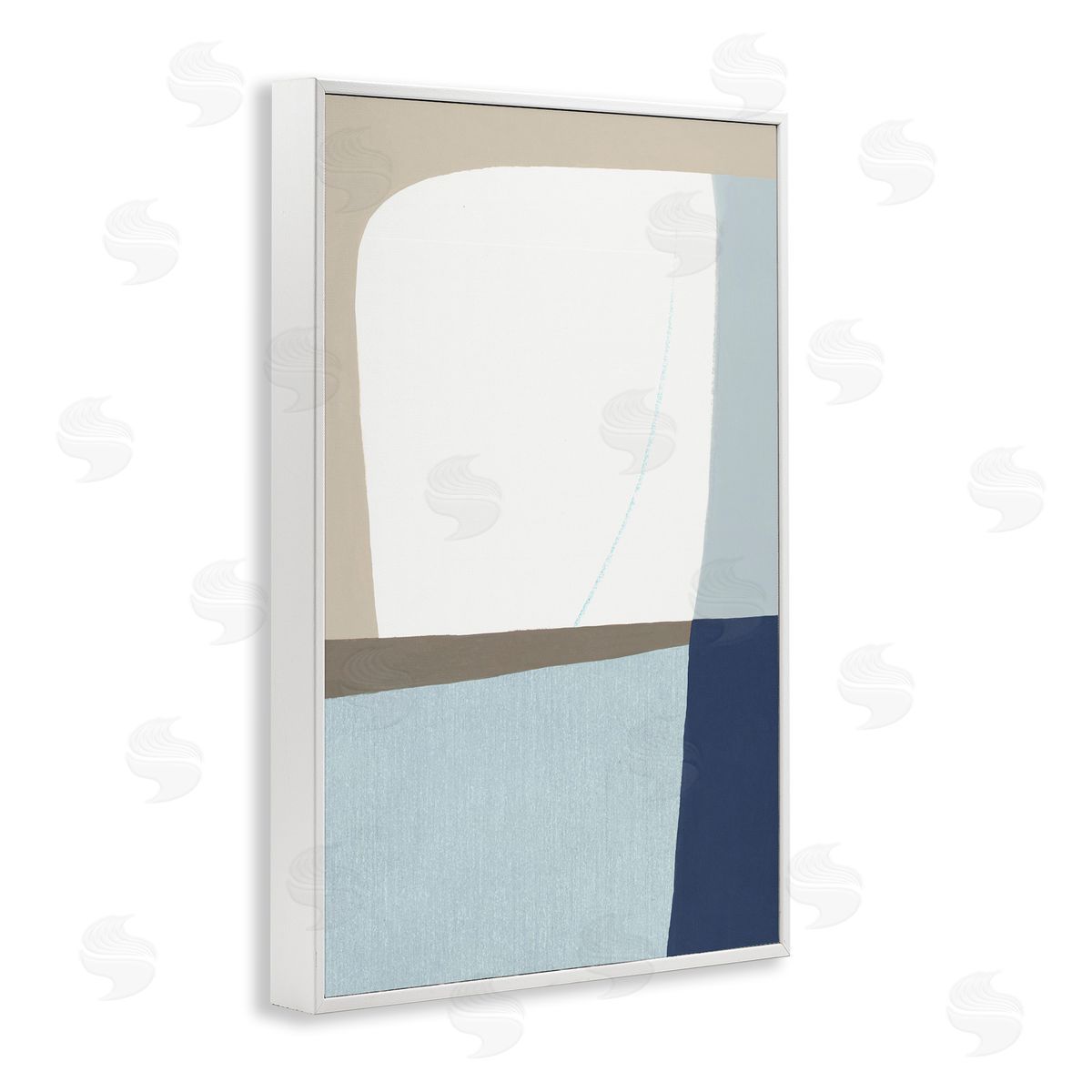 Hannah Dawson Geometric Natural Flow Canvas Wall Art Print