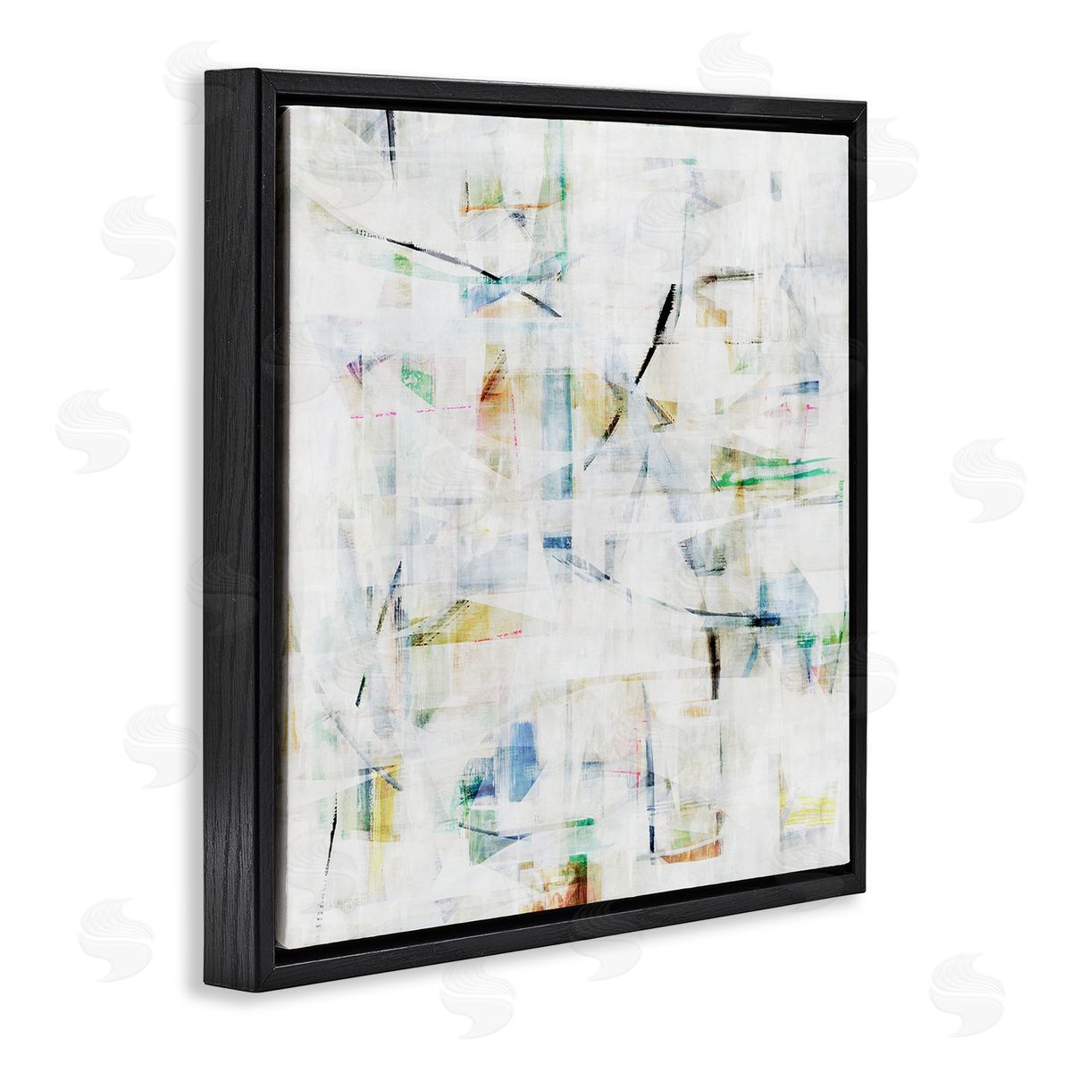 Hannah Dawson Layered Vibrant Complexity Canvas Wall Art Print
