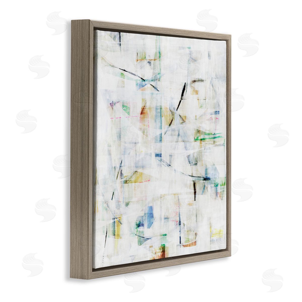 Hannah Dawson Layered Vibrant Complexity Canvas Wall Art Print