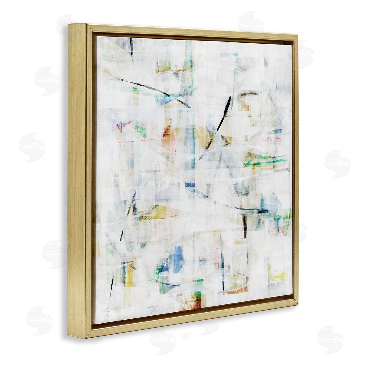 Hannah Dawson Layered Vibrant Complexity Canvas Wall Art Print
