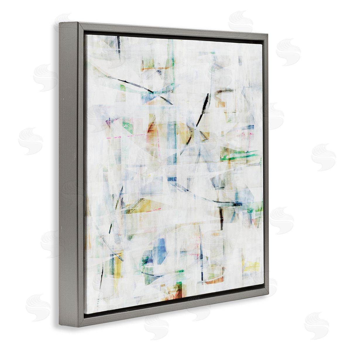 Hannah Dawson Layered Vibrant Complexity Canvas Wall Art Print