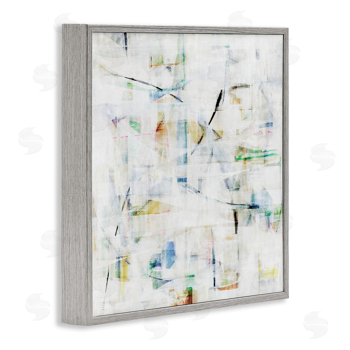 Hannah Dawson Layered Vibrant Complexity Canvas Wall Art Print