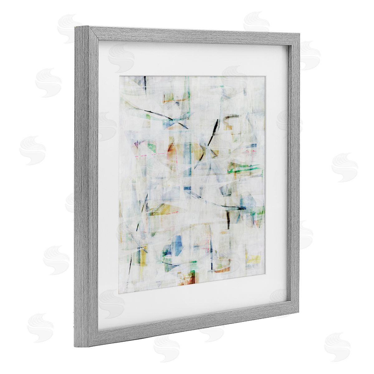 Hannah Dawson Layered Vibrant Complexity Canvas Wall Art Print