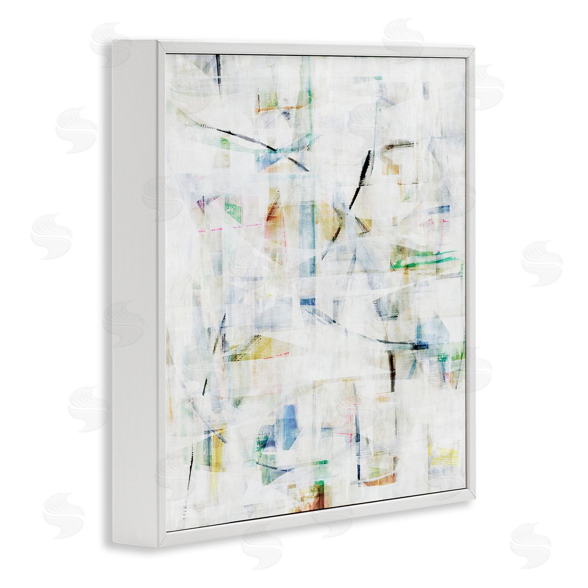 Hannah Dawson Layered Vibrant Complexity Canvas Wall Art Print