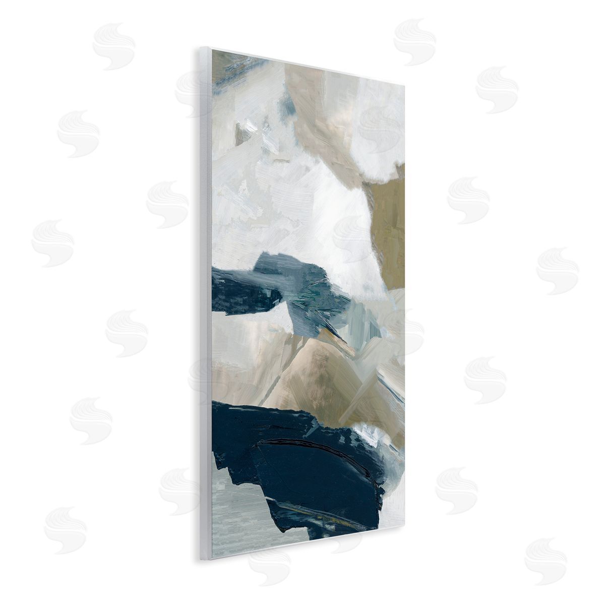 Hannah Dawson Vivid Strokes in Neutrals Canvas Wall Art Print