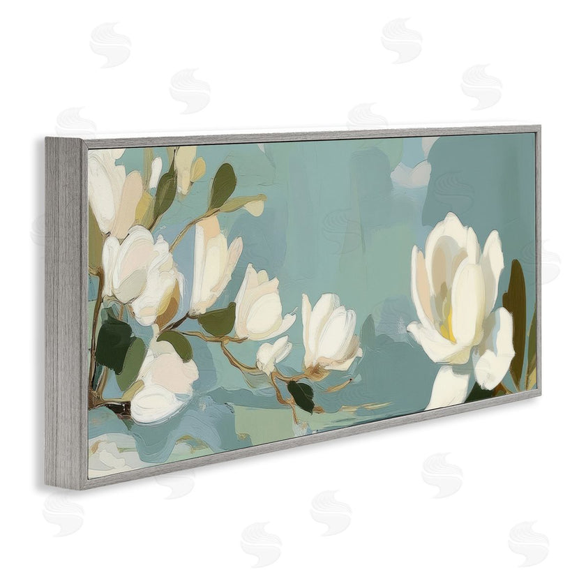 Elara Yasna | Aquamarine Magnolia Blossoms