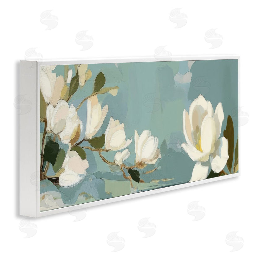 Elara Yasna | Aquamarine Magnolia Blossoms