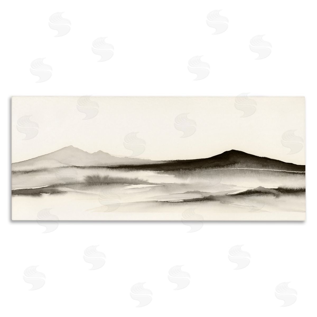 1x Minimal Shadow of Summit Canvas Wall Art Print
