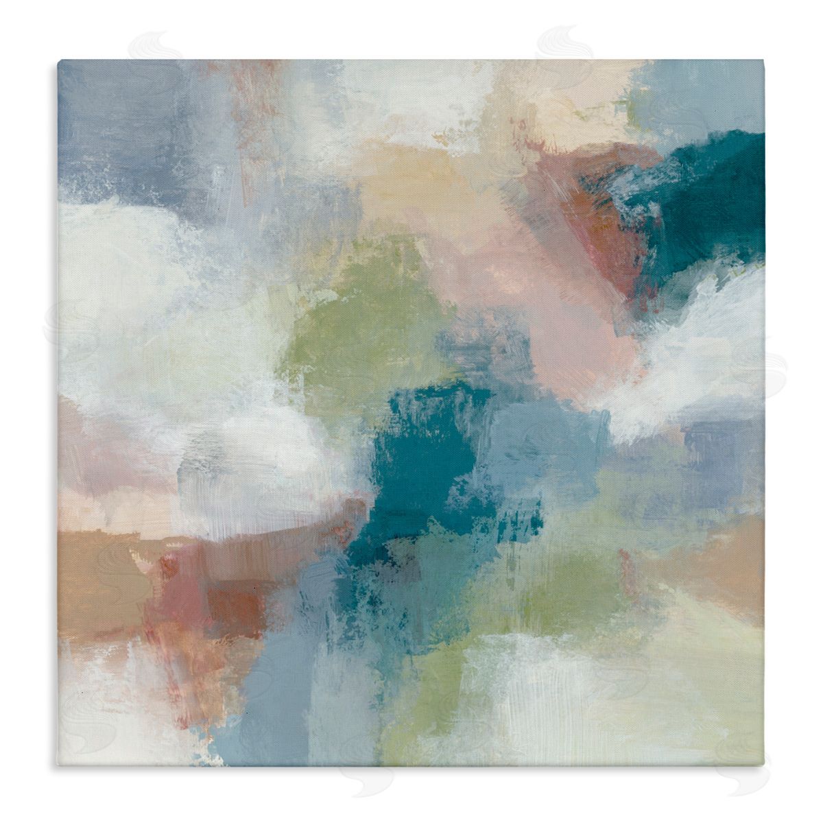 Hannah Dawson Colourful Blended Hues Canvas Wall Art Print