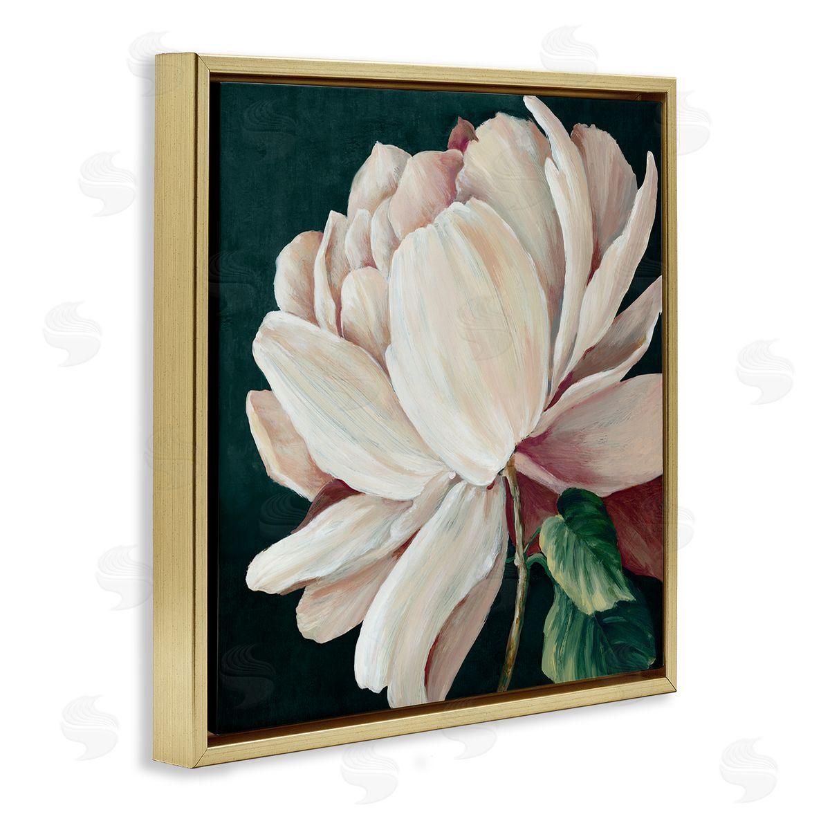 Alex Black Heart Of The Bloom Canvas Wall Art Print
