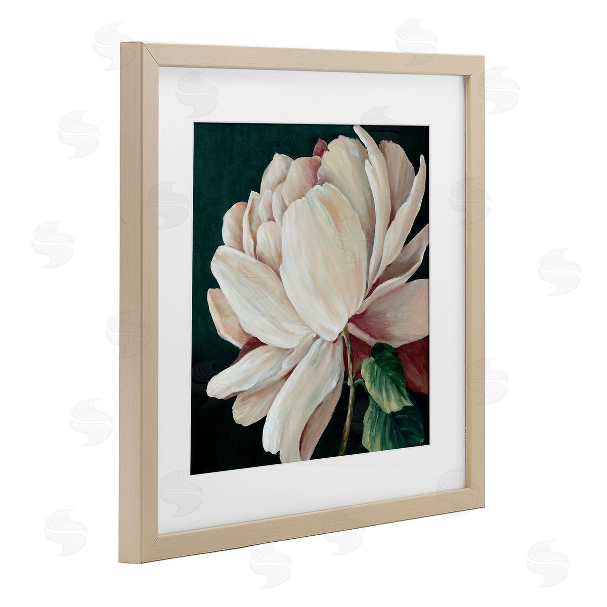 Alex Black Heart Of The Bloom Canvas Wall Art Print