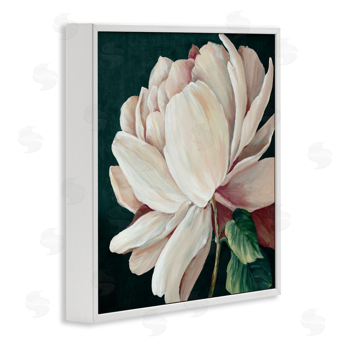 Alex Black Heart Of The Bloom Canvas Wall Art Print