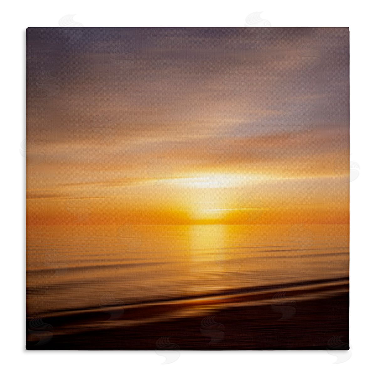 Peter Dulis Sunrise Walk Seascape Canvas Wall Art Print