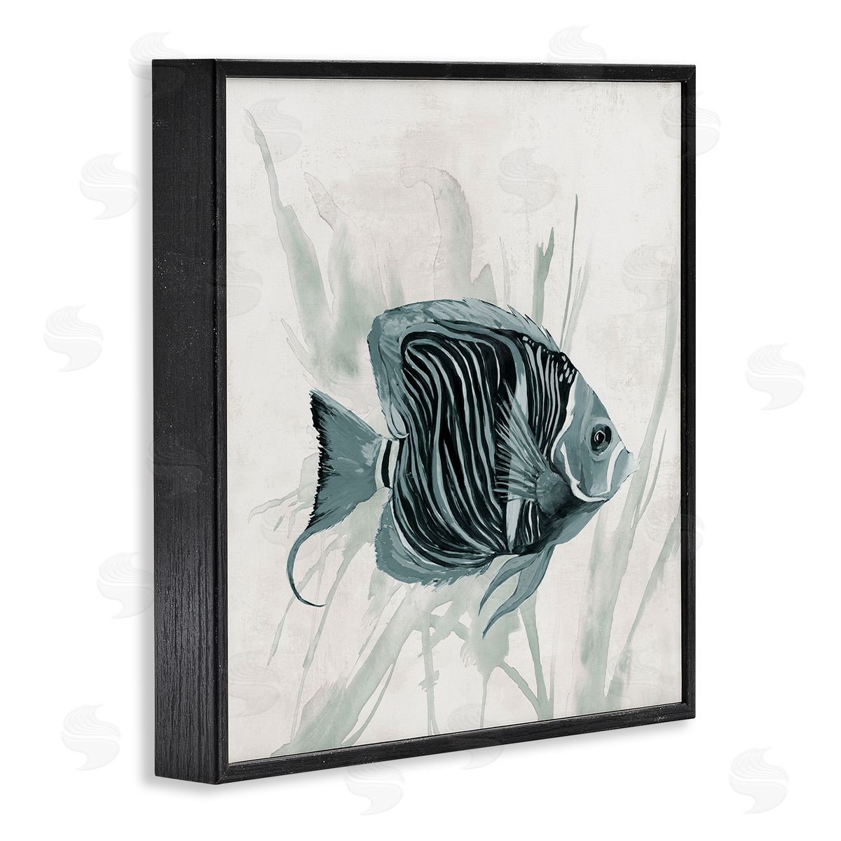 Jacob Q Something Fishy Aquatic Canvas Wall Art Print