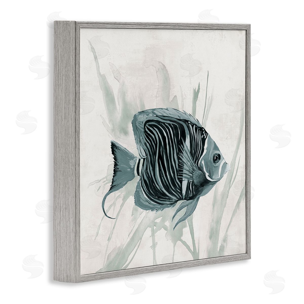 Jacob Q Something Fishy Aquatic Canvas Wall Art Print
