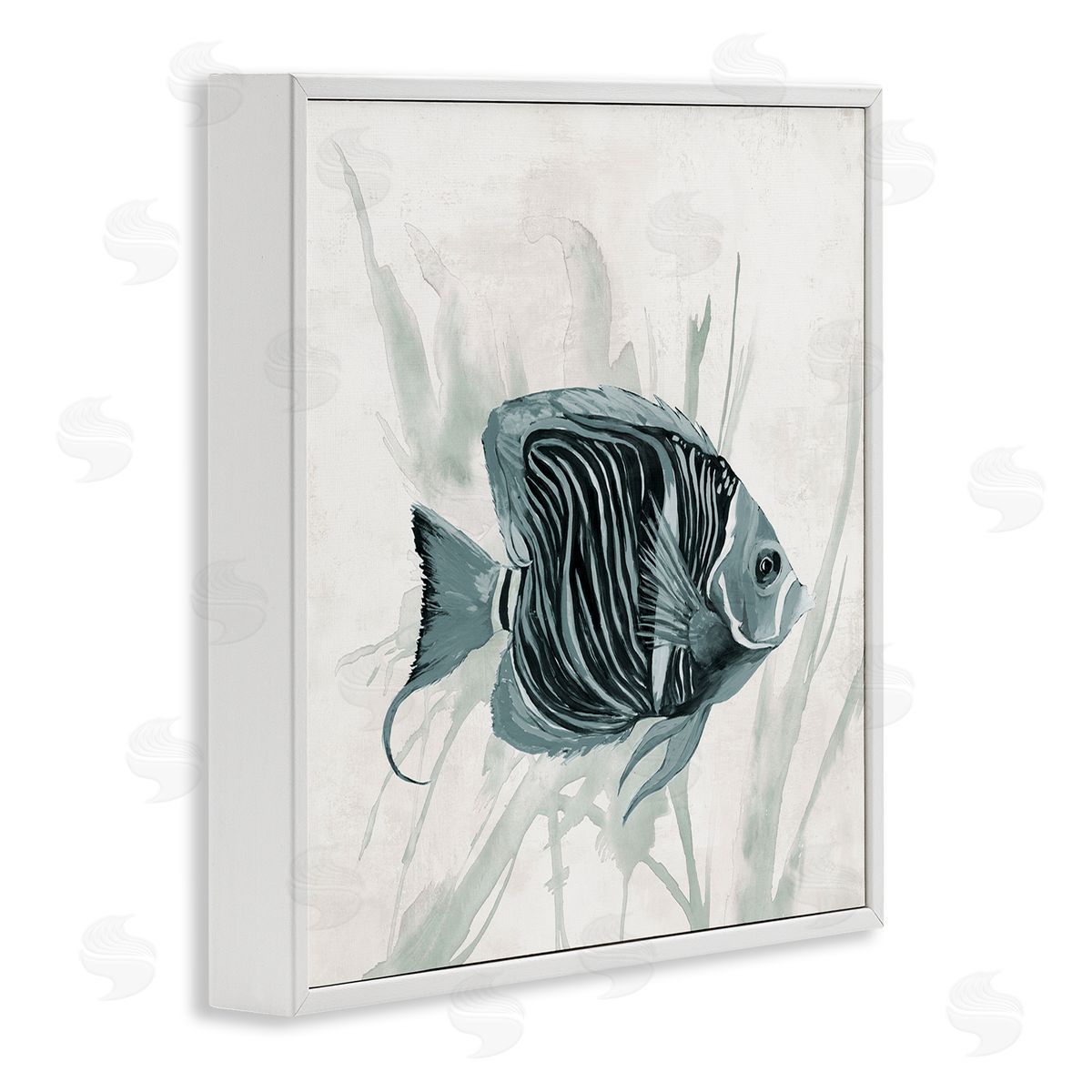 Jacob Q Something Fishy Aquatic Canvas Wall Art Print