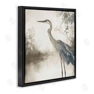 Mona Grace | Graceful Heron on Water