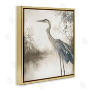 Mona Grace | Graceful Heron on Water