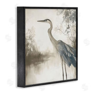 Mona Grace | Graceful Heron on Water