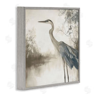 Mona Grace | Graceful Heron on Water