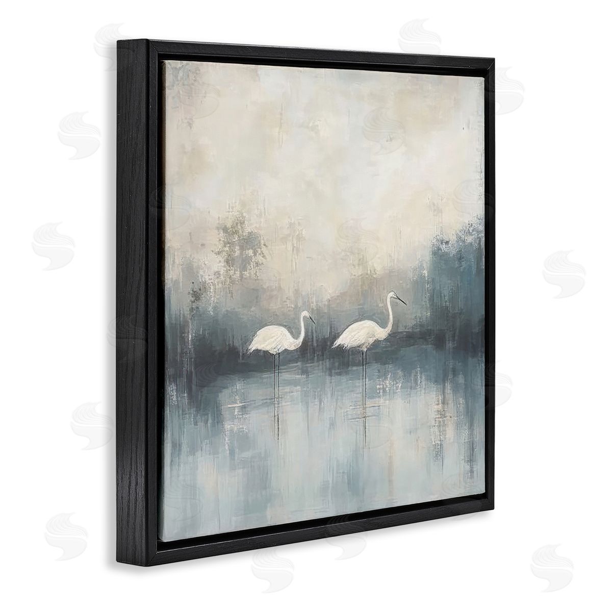 Mona Grace Still Waters Soft Wings Canvas Wall Art Print