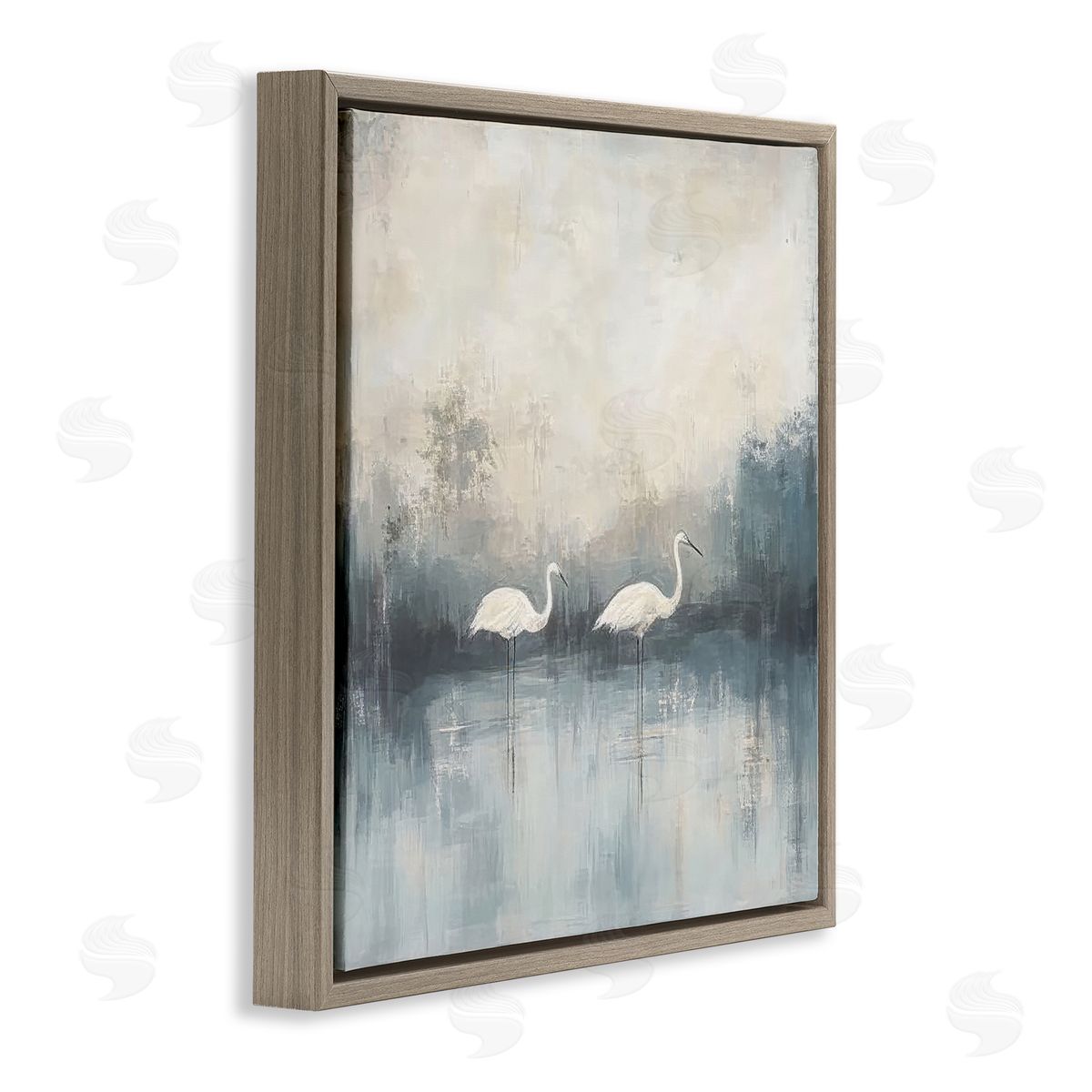 Mona Grace Still Waters Soft Wings Canvas Wall Art Print