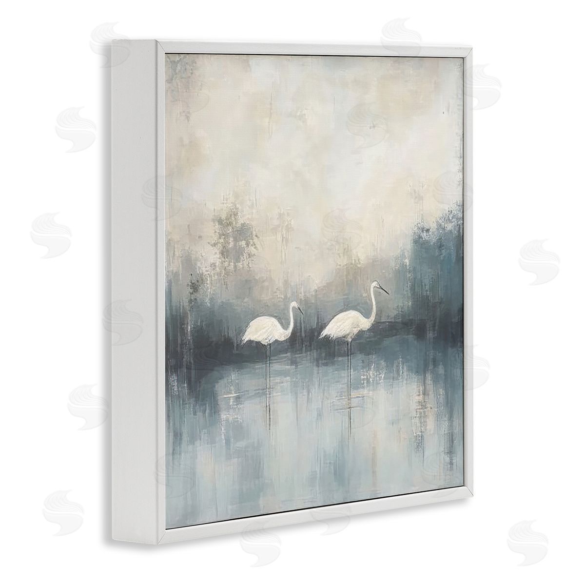 Mona Grace Still Waters Soft Wings Canvas Wall Art Print