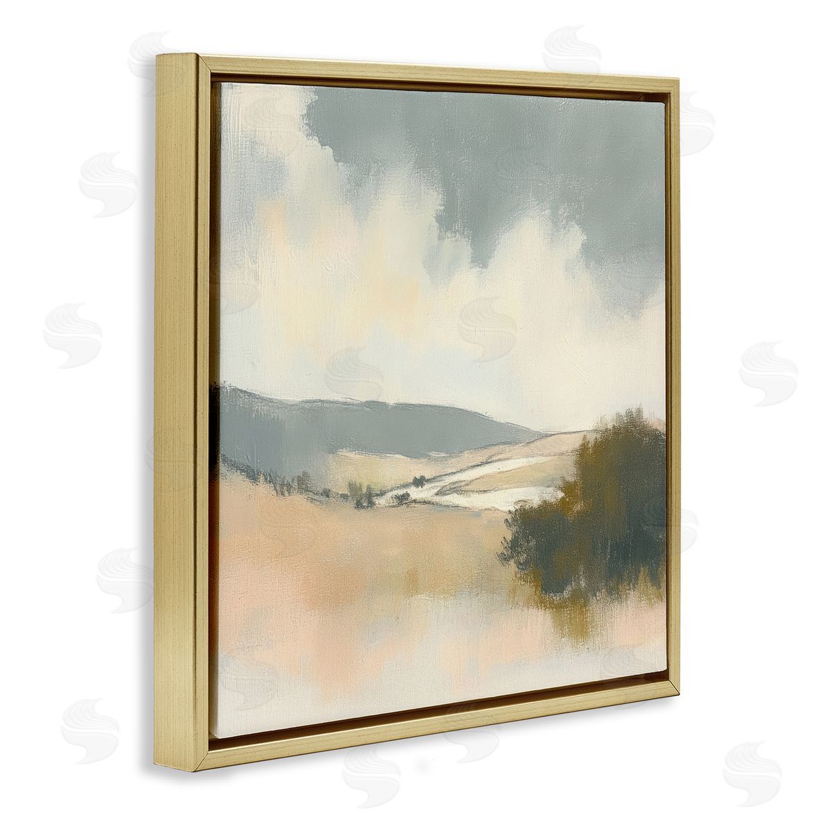 Mona Grace Land Of Strokes Scenery Canvas Wall Art Print
