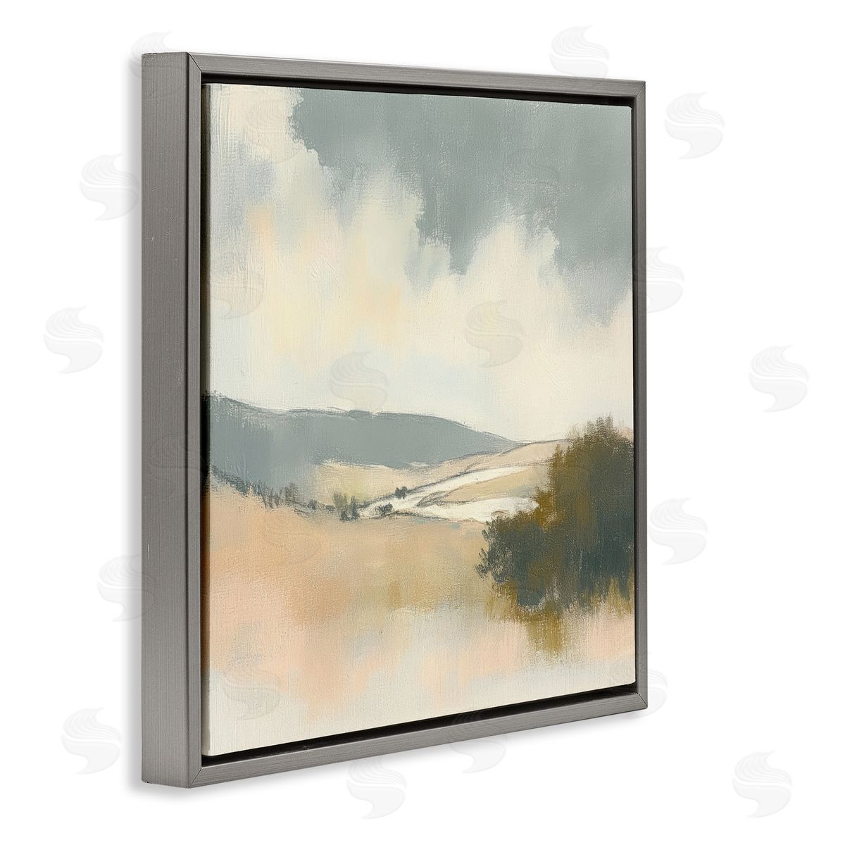 Mona Grace Land Of Strokes Scenery Canvas Wall Art Print