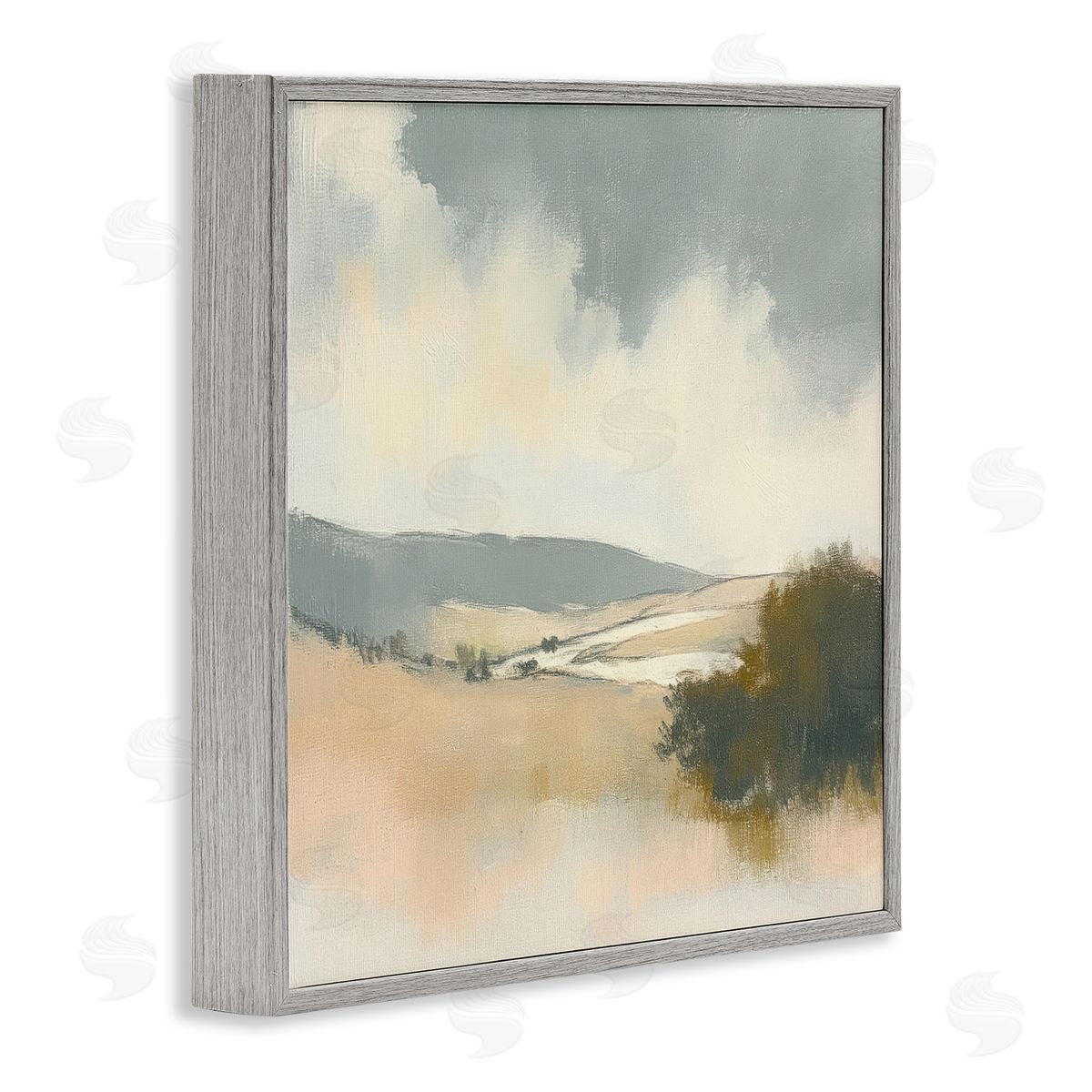 Mona Grace Land Of Strokes Scenery Canvas Wall Art Print