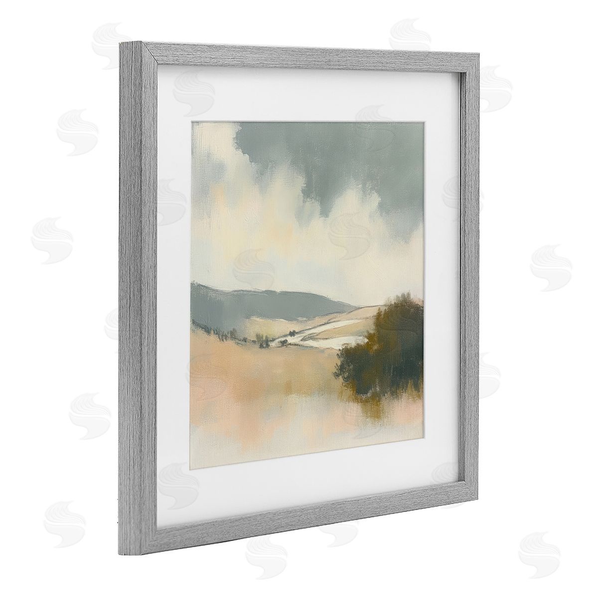 Mona Grace Land Of Strokes Scenery Canvas Wall Art Print