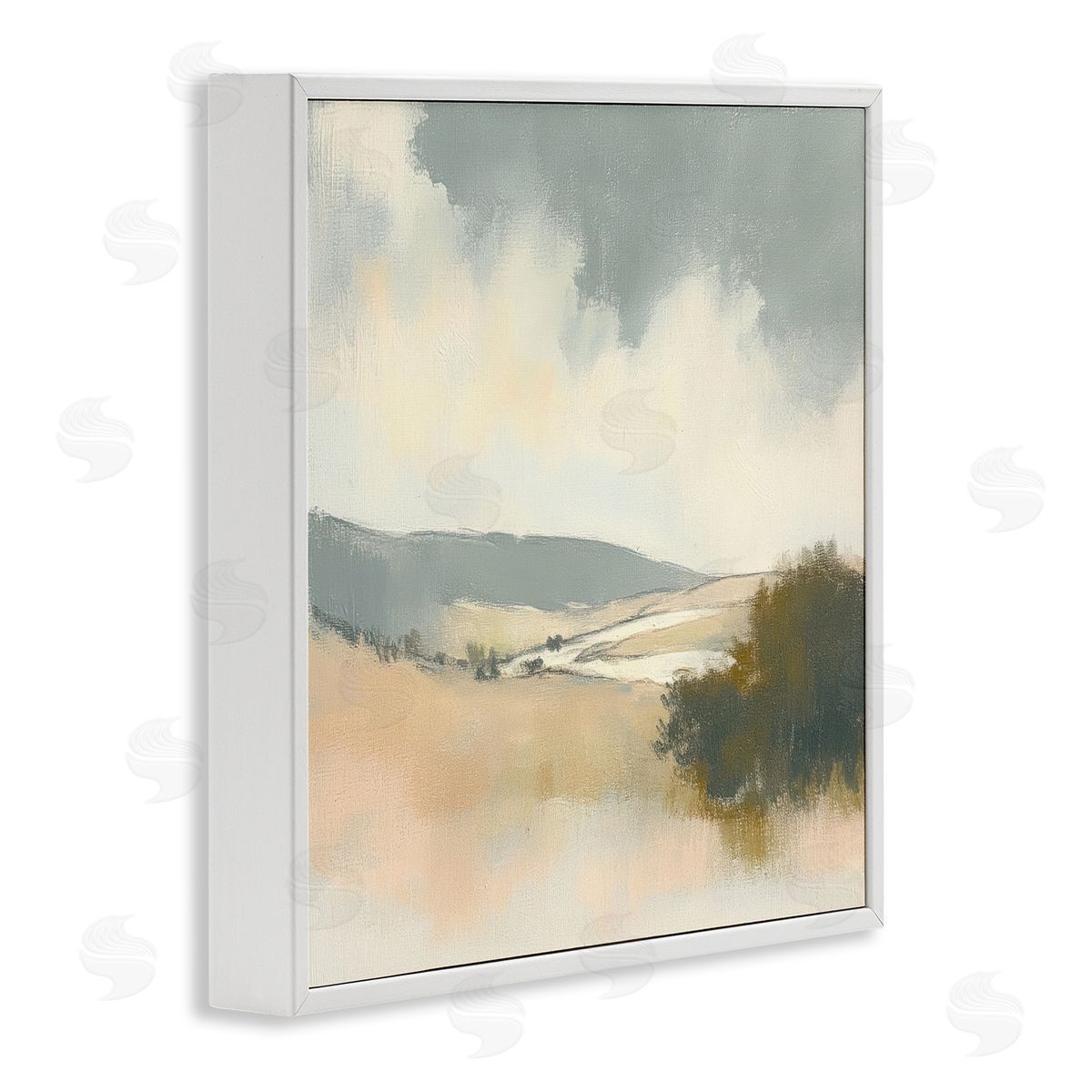 Mona Grace Land Of Strokes Scenery Canvas Wall Art Print