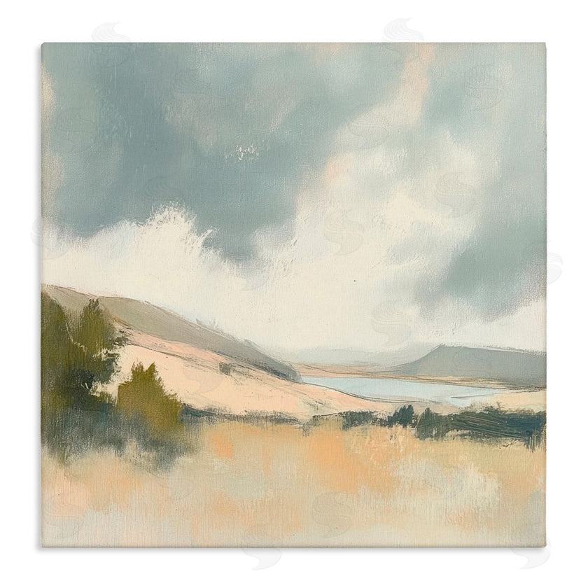 Mona Grace | Brushed Landscape with Clouds