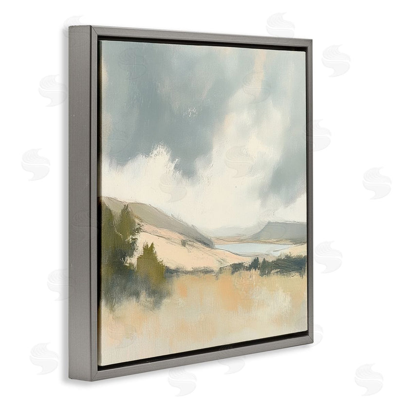 Mona Grace | Brushed Landscape with Clouds