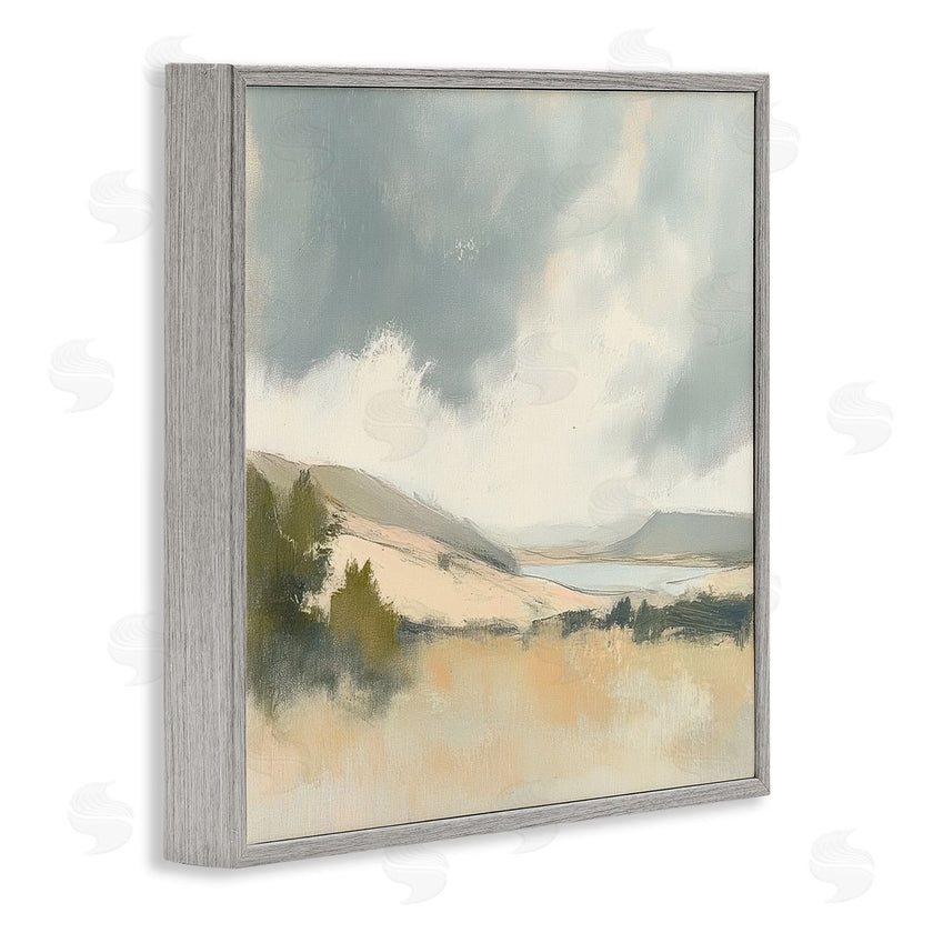 Mona Grace | Brushed Landscape with Clouds
